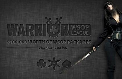 Promotional Graphic: WSOP Warrior League