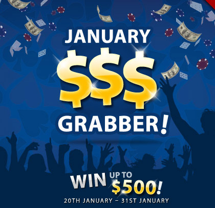 Promotional Graphic: January $$$ Grabber