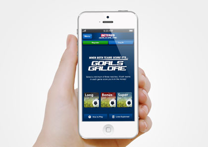 iOS App for Betfred Goals Galore