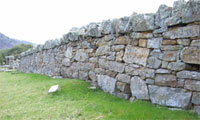 Old Tasmanian Dry Stone Wall
