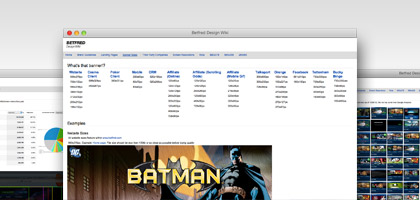Knowledge base/Wiki built by me for the design team at Betfred. The aim was to improve communications and efficiency. Built in PHP