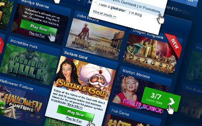 Redesign of Betfred.com/casino