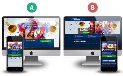 A/B testing with a clear goal (increase registrations, decrease time to first spend, etc) is a really effective way of deciding between interface designs.